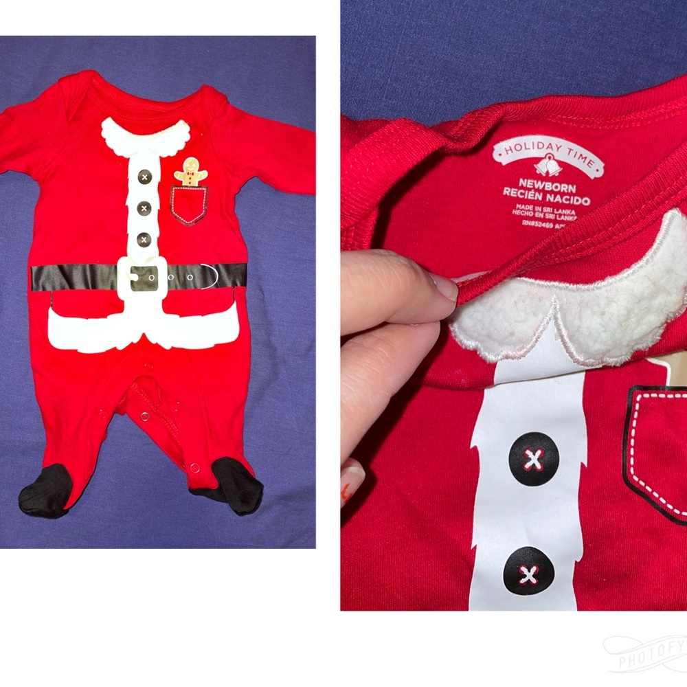 Newborn Christmas sleeper